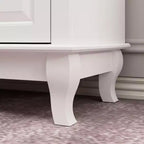 Commode Famapy à 9 Tiroirs Style Classique Poignées Boutons en Métal 5 Pieds de Support