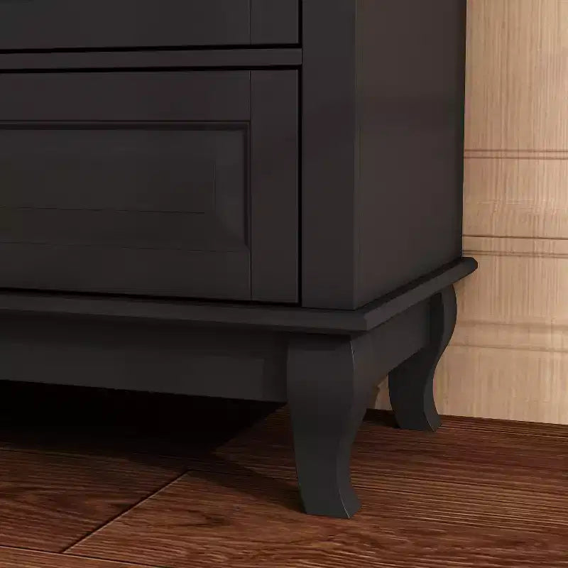 Commode Famapy à 9 Tiroirs Style Classique Poignées Boutons en Métal 5 Pieds de Support