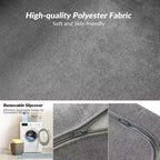 Fauteuil Nat déhoussable avec pouf | HULALA HOME
