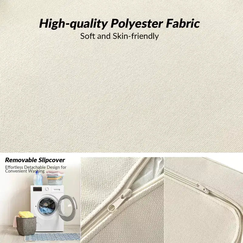 Fauteuil Nat déhoussable avec pouf | HULALA HOME