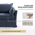 Fauteuil Nat déhoussable avec pouf | HULALA HOME