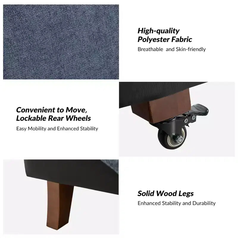 Fauteuil Nat déhoussable avec pouf | HULALA HOME