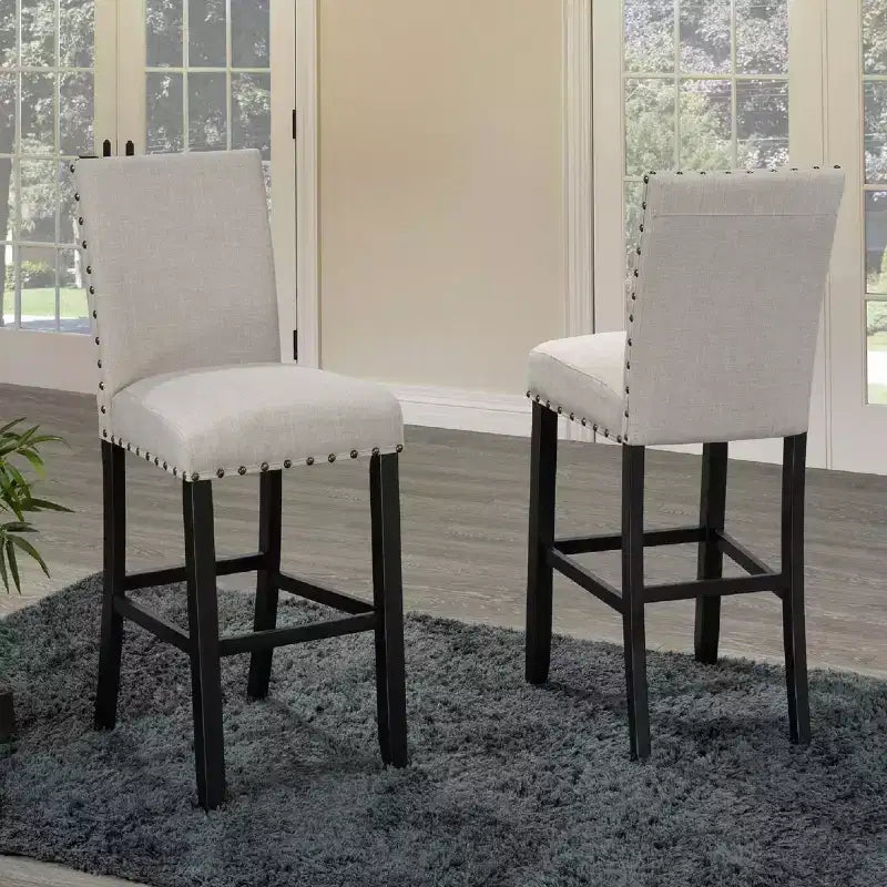 Brassex Ensemble de 2 tabourets de bar Avery de 29 po