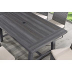 Table à manger de terrasse extérieure en mobilier de qualité supérieure