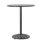 Table de bar ronde 35 en fonte d'aluminium