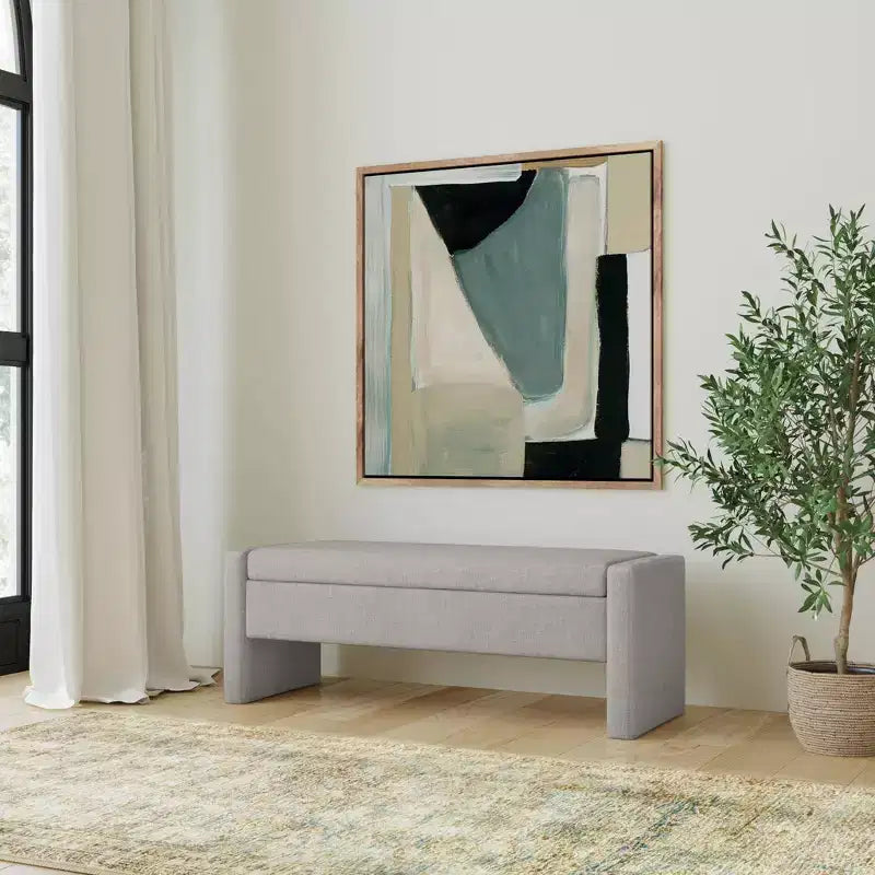 Banc de rangement moderne Copenhagen HomePop