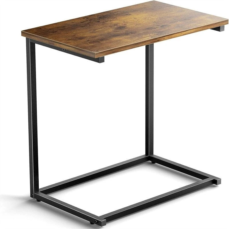 Table d'appoint en C de 68,6 cm de haut - 30 cm (P) x 50 cm (L) x 68,6 cm (H)