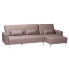 Baxton Studio Lanoma Fabric Upholstered Convertible Sleeper Sofa