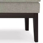 Banc ottoman rectangulaire WyndenHall 45 Bragg Mid-Century