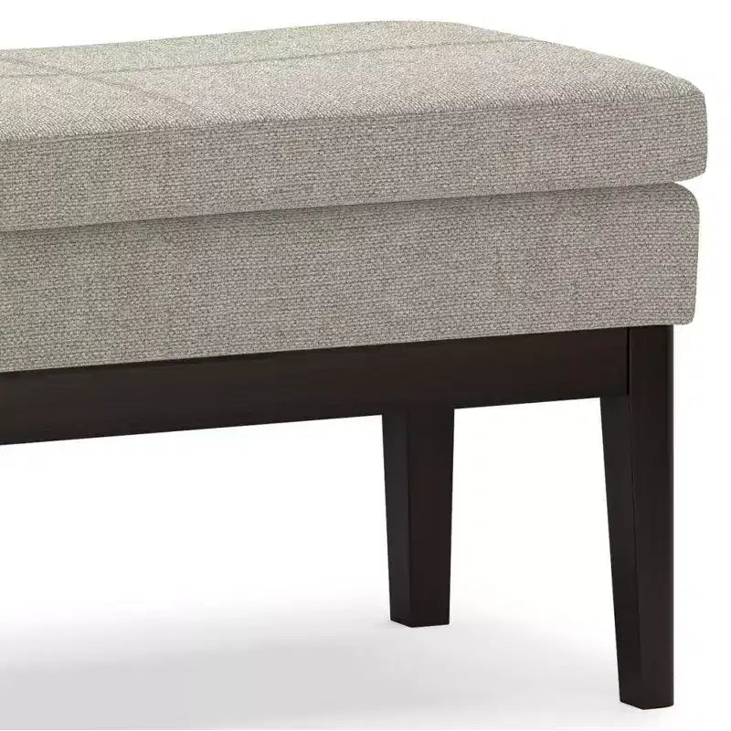 Banc ottoman rectangulaire WyndenHall 45 Bragg Mid-Century