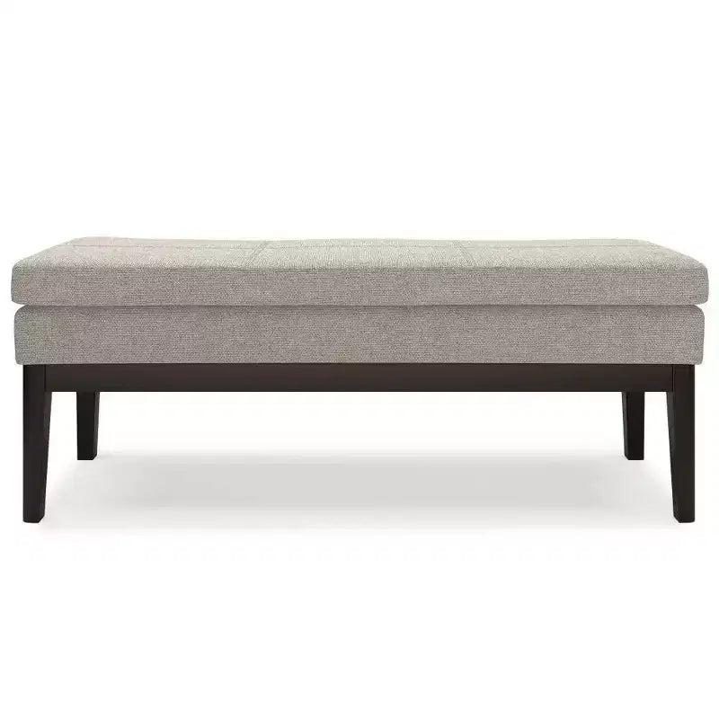 Banc ottoman rectangulaire WyndenHall 45 Bragg Mid-Century