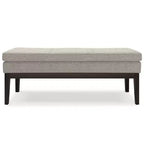 Banc ottoman rectangulaire WyndenHall 45 Bragg Mid-Century