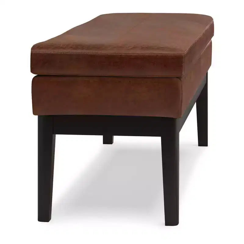 Banc ottoman rectangulaire WyndenHall 45 Bragg Mid-Century