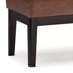 Banc ottoman rectangulaire WyndenHall 45 Bragg Mid-Century