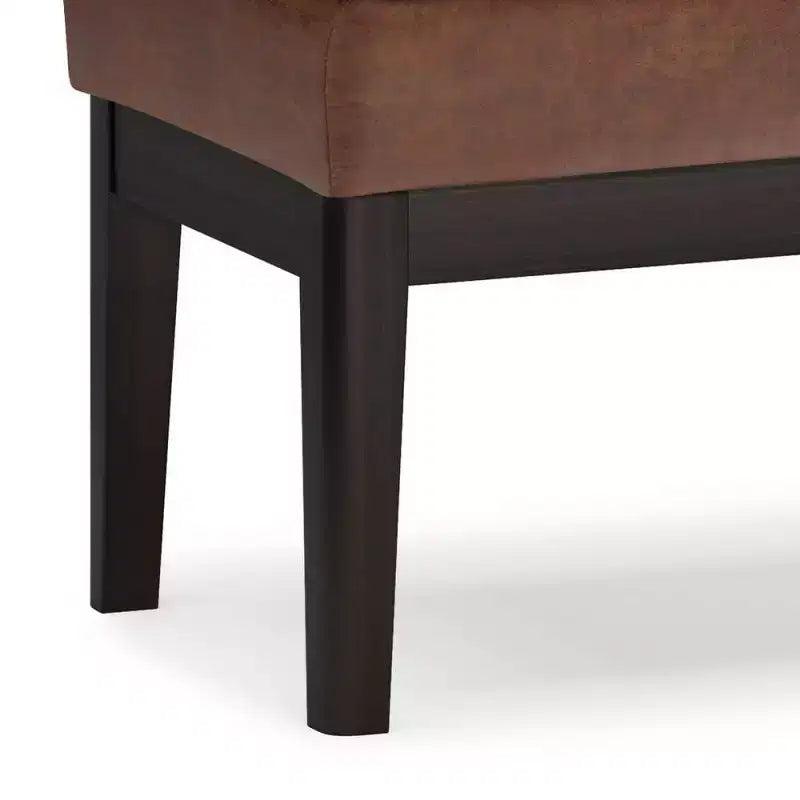 Banc ottoman rectangulaire WyndenHall 45 Bragg Mid-Century