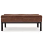 Banc ottoman rectangulaire WyndenHall 45 Bragg Mid-Century