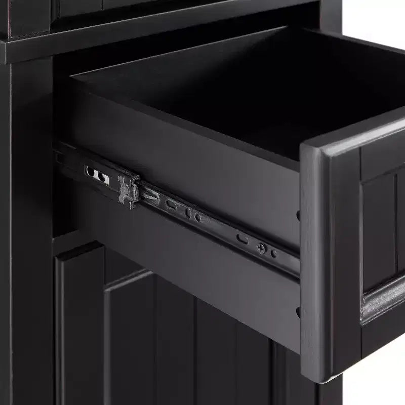 Meuble de rangement haut en lin Crosley Seaside