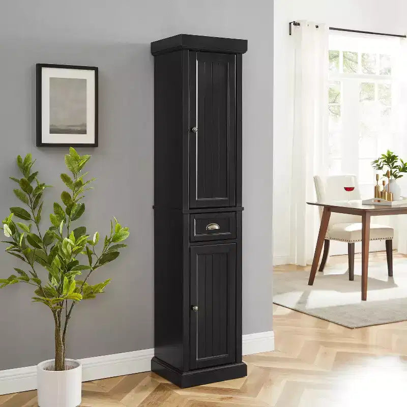 Meuble de rangement haut en lin Crosley Seaside