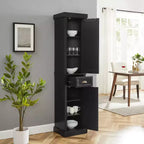 Meuble de rangement haut en lin Crosley Seaside