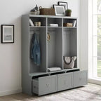 Ensemble d'entrée 3 pièces Harper avec 3 portemanteaux - Crosley