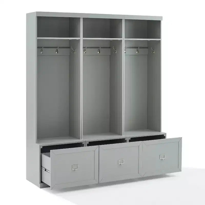 Ensemble d'entrée 3 pièces Harper avec 3 portemanteaux - Crosley