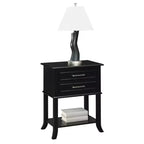 Table d'appoint à 2 tiroirs et étagère Breighton Home Sydney