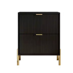 Ensemble de commode de chambre à coucher Festivo 4 pièces « Modern Elegance », une commode à 6 tiroirs et 2 tables de chevet à 2 tiroirs