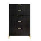 Ensemble de commode de chambre à coucher Festivo 4 pièces « Modern Elegance », une commode à 6 tiroirs et 2 tables de chevet à 2 tiroirs