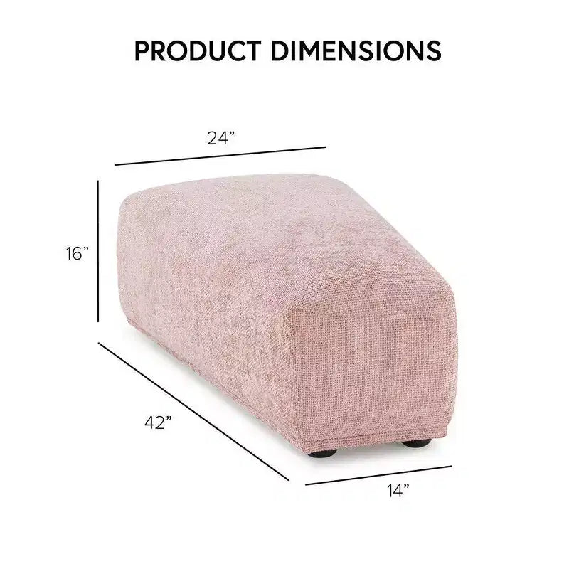 MAISONS : Intérieur et extérieur, pouf trapézoïdal modulaire moderne Povoa