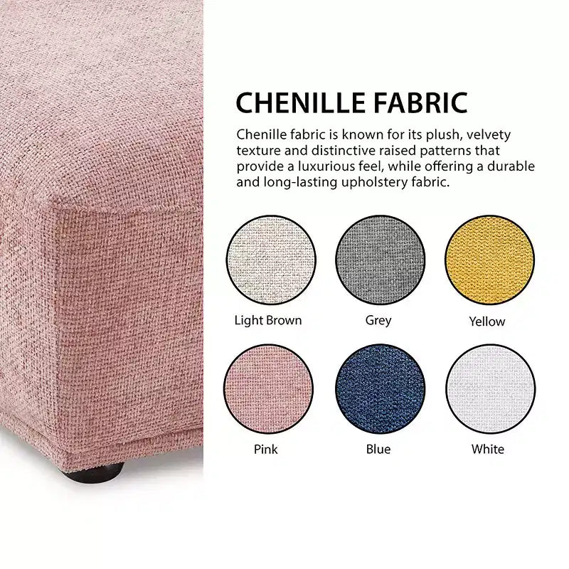 MAISONS : Intérieur et extérieur, pouf trapézoïdal modulaire moderne Povoa