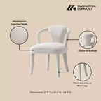 Ensemble de salle à manger moderne 7 pièces Hathaway et Palmer de Manhattan Comfort