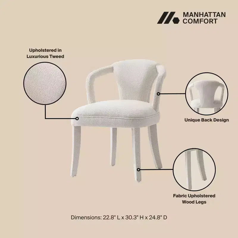 Ensemble de salle à manger moderne 7 pièces Hathaway et Palmer de Manhattan Comfort