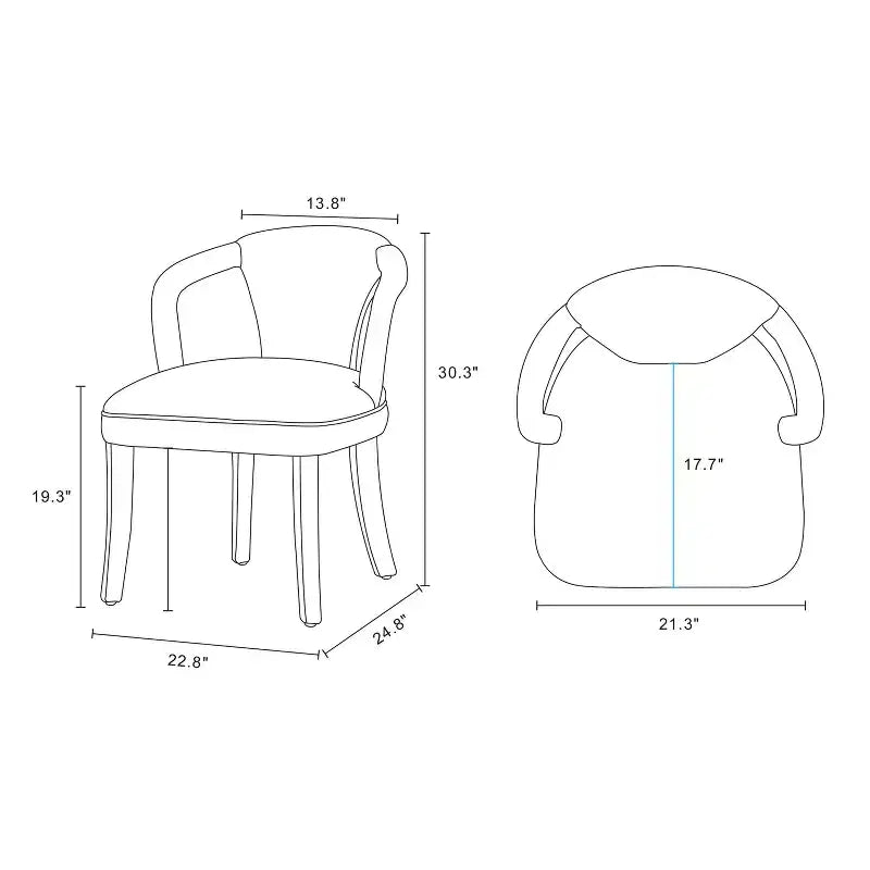 Ensemble de salle à manger moderne 7 pièces Hathaway et Palmer de Manhattan Comfort