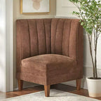 Chaise d'angle pour coin-repas à dossier rainuré Kerrington Lifestorey