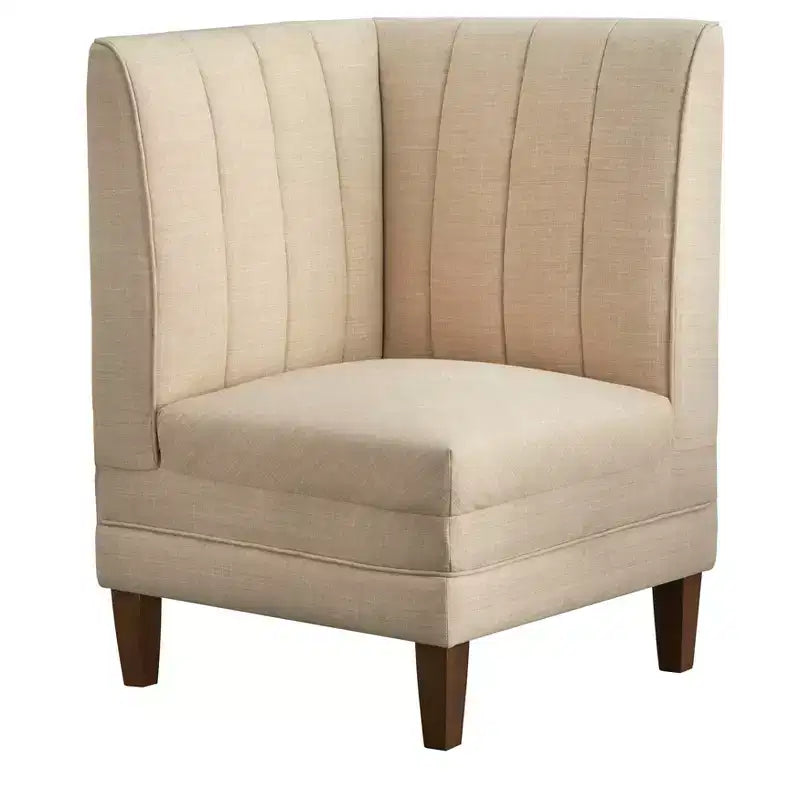 Chaise d'angle pour coin-repas à dossier rainuré Kerrington Lifestorey