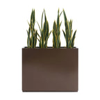 Jardinière Métallique Haute pour Plantes d'Extérieur, 38 po L x 10 po l x 30 po H, Longue et Haute Jardinière en Métal - 38x30x10