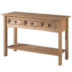 Console de table en bois 3 tiroirs Corona | Furniture Dash - S.O.