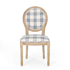 Chaises de salle à manger en tissu de style campagnard français - NH419413