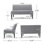 Causeuse en tissu Dejon de Christopher Knight Home