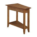 Table d'appoint d'angle American Heritage avec étagère de Convenience Concepts