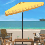 Parasol déporté double toit 274 cm avec cantonnière Kjerstin SAFAVIEH Outdoor