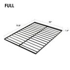 1.6 Inch Metal Bunkie Board Bed Slat Replacement by Crown Comfort