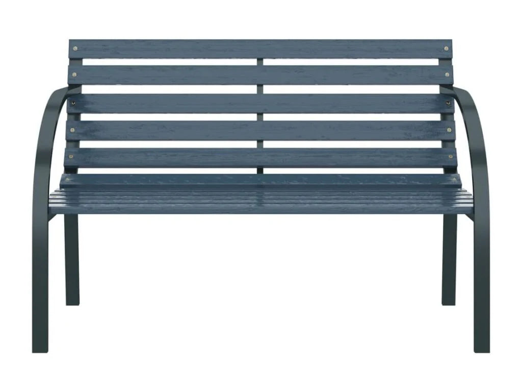 Banc de jardin Gris - Gris (1)