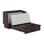 Lit escamotable coffre Chelsea Queen avec matelas