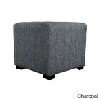 MJL Furniture Pouf carré capitonné 4 boutons Text2 Olivia