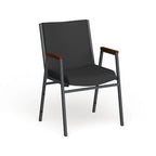 Chaise empilable robuste avec accoudoirs - 21P x 21L x 31H